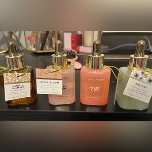 SAND + FOG Amber Bloom,Peony & Lily, vanilla amber, spa day Perfume Oils